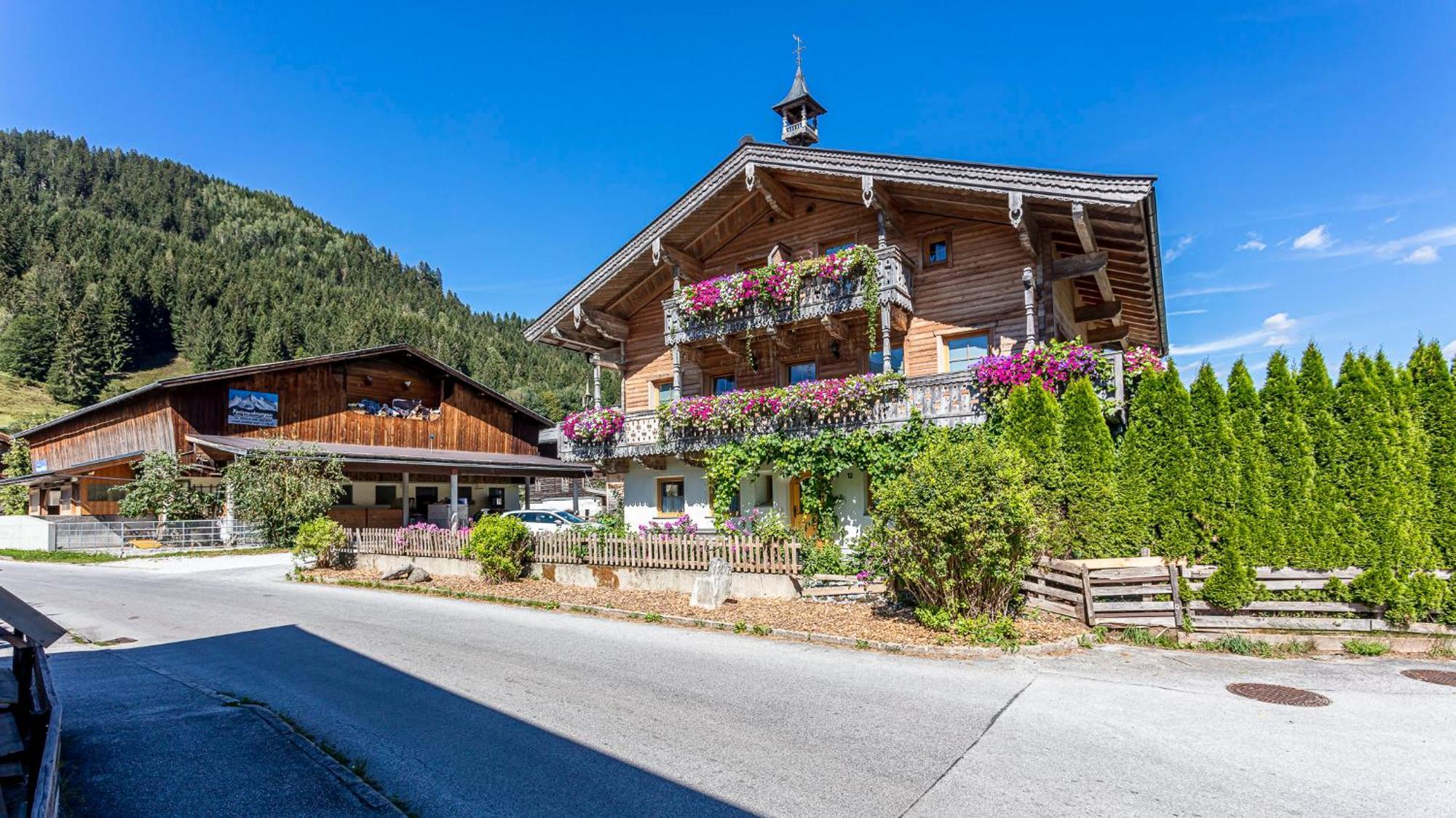Ferienwohnungen Am Biobauernhof Lahner Bramberg am Wildkogel Eksteriør billede